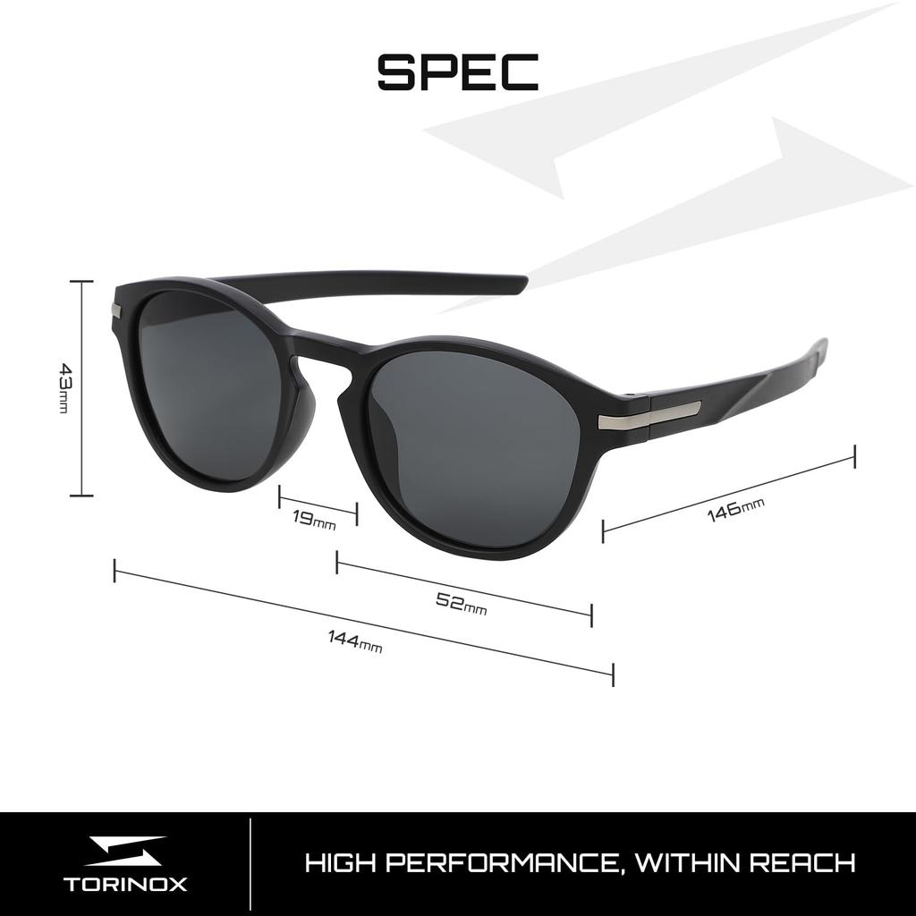 TORINOX Golf Sunglasses TYRON (PERFORMANCE MODEL) BLACK/BLACK