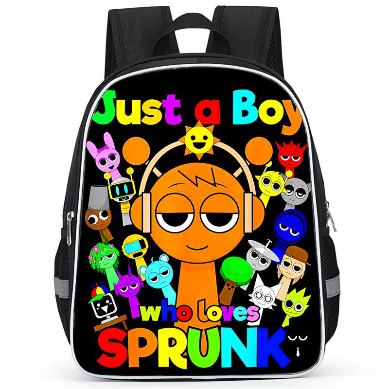 Rhythm Box Sprunki Hra Anime Batoh Studentský Školní Taška Počítačová Taška