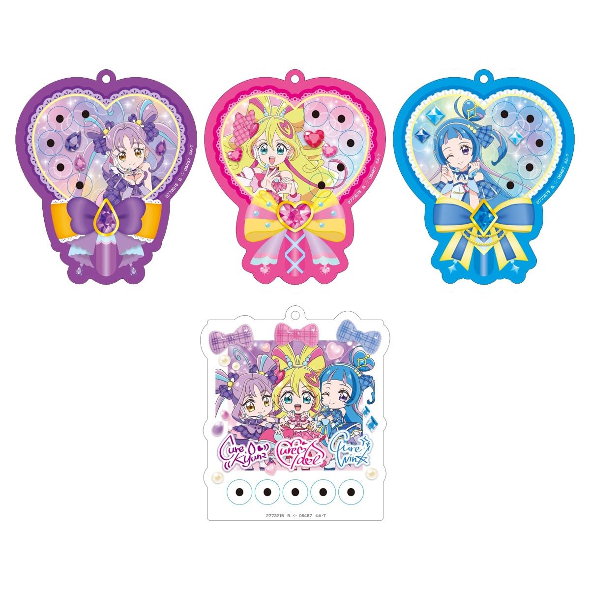 

BANDAI Kimi to Idol Pachi Pachi PreCure Deco Name Box PreCure 12 штук (Конфеты-игрушки)