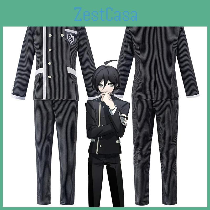 Danganronpa V3 Saihara Shuichi Cosplay Kostüm Exquisite Schuluniform Mit Perücke