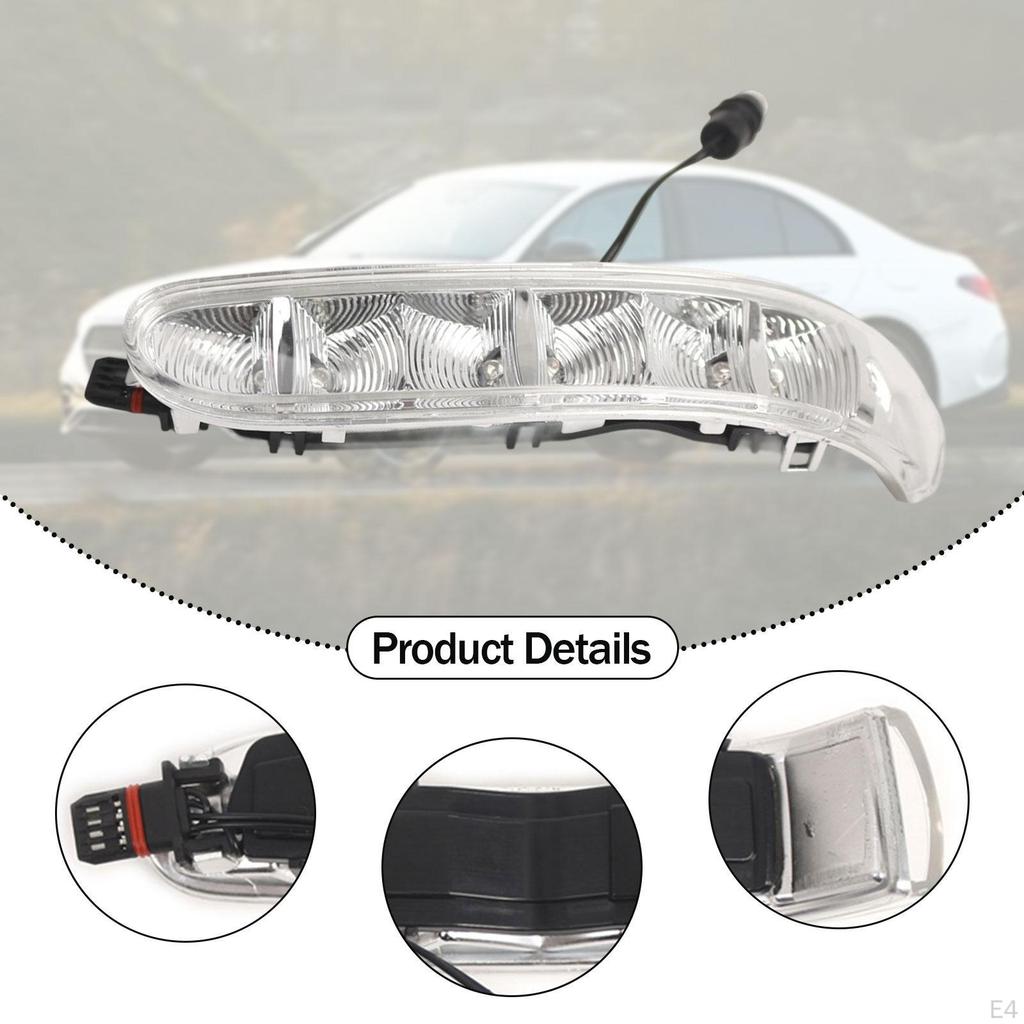 Rearview Side Mirror Turn Light Direct Replaces, Premium Assembly Easily Install Indicator Lamp for