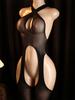 Erotic Crotchless Bodystockings One Piece Vestido Sexy Lingerie Women Hollow Teddy Baby Doll Dress Porn Costumes