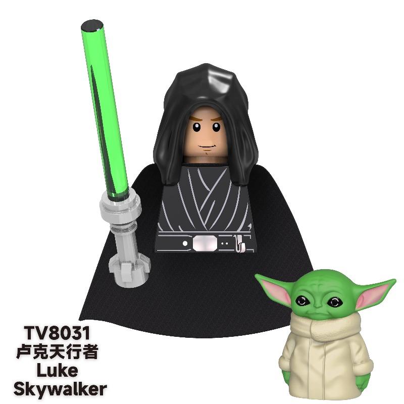 Bounty Hunter Cad Bane Building Din Djarin Grogu Blocks Young Luke Skywalker Figurine NED-B Bricks Figure KM66037 KM66044 Toys