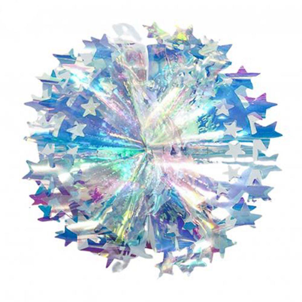 Snowflakes 3D Party Supplies Holographic Snow Ball Home Decor Hanging Balls Christmas Ornaments