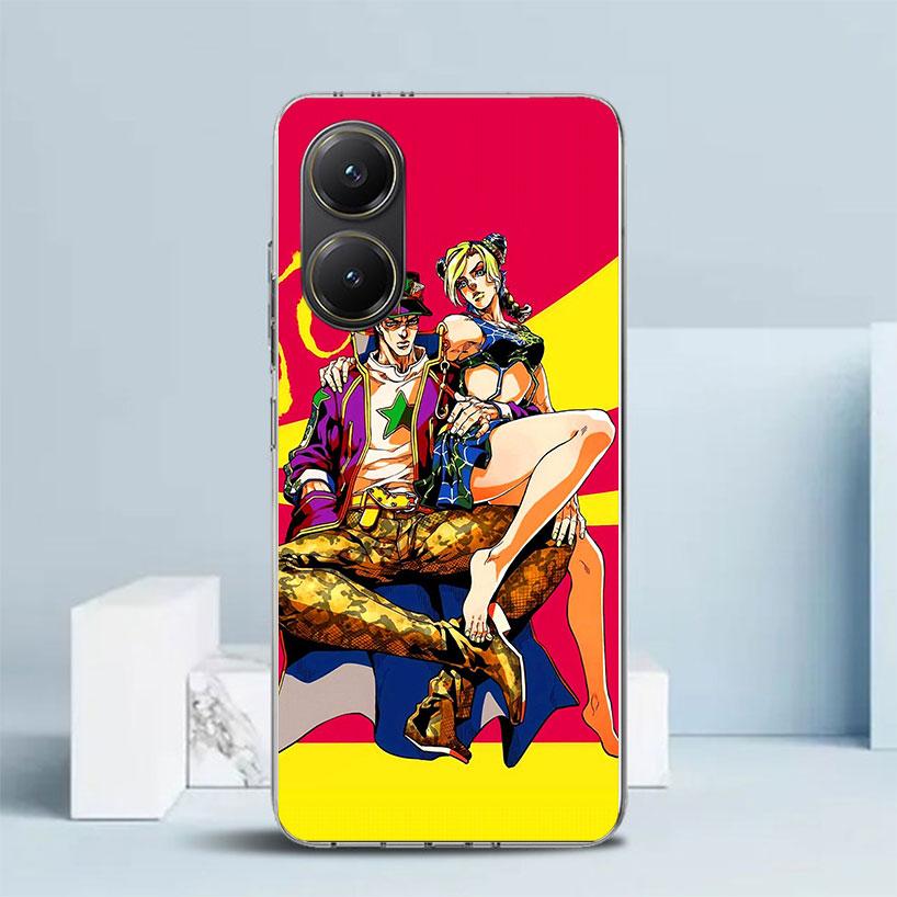 JoJo's Bizarre Adventure Jolyne Cujoh Phone Case For Xiaomi Poco F7 Ultra X5 X6 X7 Pro M7 Redmi 15C 15 13C 13 12C 12 10C 10 10A