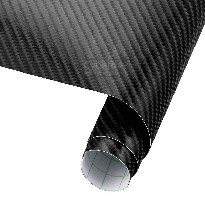 3M Auto fólie na wrapping z karbonového vlákna DIY Auto styling 4D zesílené Auto samolepky Vodotěsné Bez vzduchových bublin 100 mm x 1520 mm