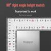 Moli Stainless Steel L-shaped Right Angle Ruler