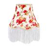 Blumen-Textil-Lampenschirm Elegant Verjüngt Mehrstufig Vintage-Inspiriert