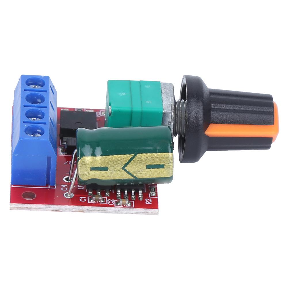 2ks regulátoru rychlosti PWM motor 4,5V‑28V Nastavitelný modul LED spínače řidiče 5A