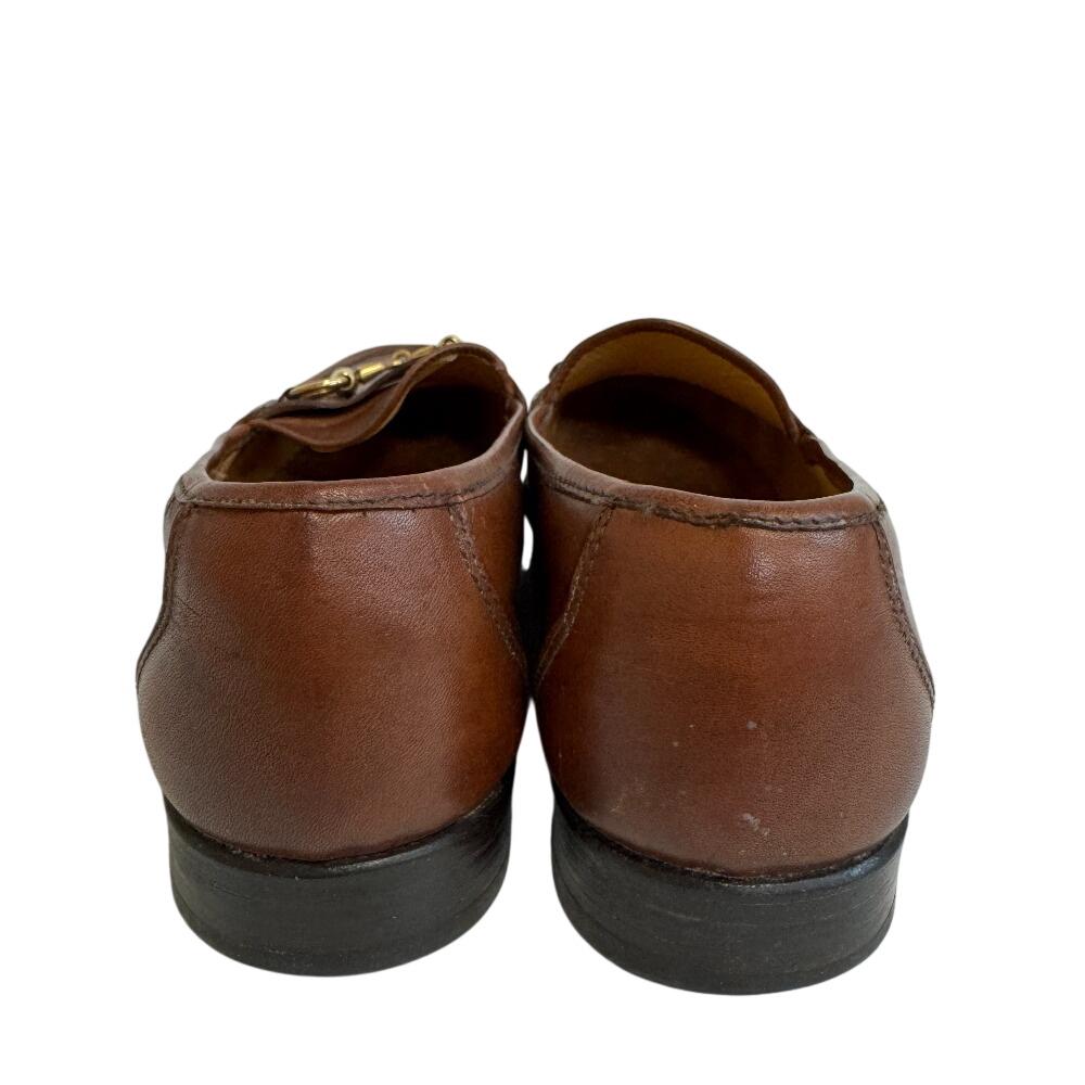 COLE HAAN Horsebit leather loafers Brown leather Women Used