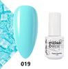 GELPOLISH Nail Art Set: Base, Top Coat, Transparent & White Gel Polishes