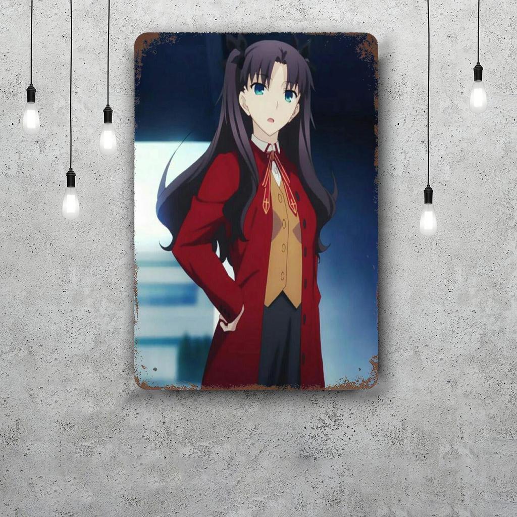 rin tohsaka Decor Vintage Metal Signs Tin Signs Captain Poster Decor for Bar Pub Club Man Cave Wall Decoration