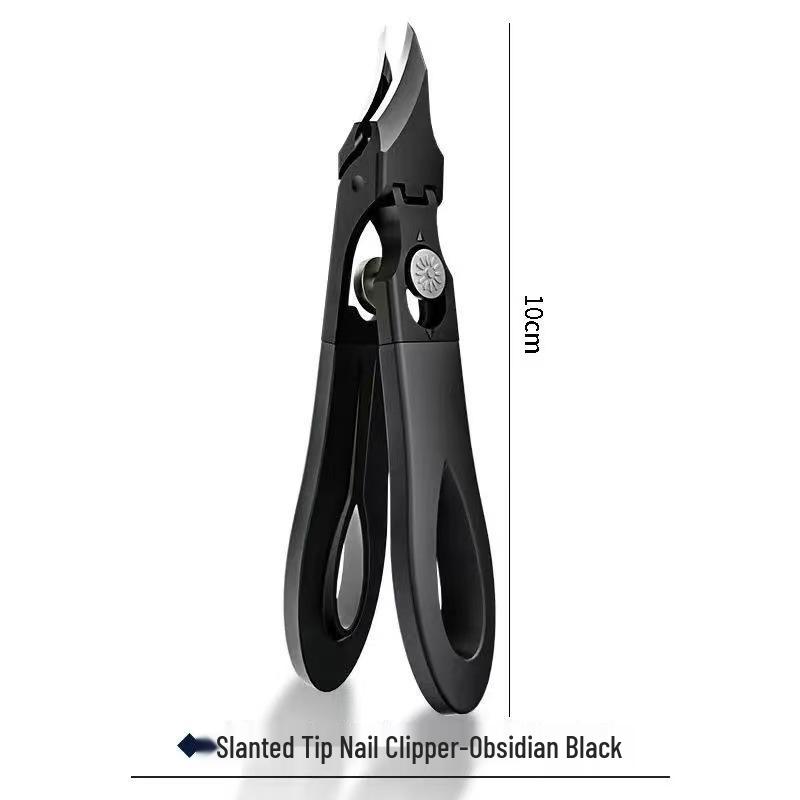 Nail Clippers for Paronychia - Super Sharp, Angled Anti-Splash Tip, Large Opening for Thick, Hard Nails