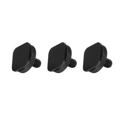 3 Pieces 14in Tripod Mount Screw DSLR Camera Hot Cold Shoe Adapter Tool for Flashes Microphone LED
