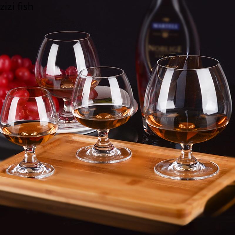Glass Red Wine Glasses Bantam Cups Retro Wine Sets Creative Household Drinkwares Short Foot Cups Whisky Containers Bars Supplies