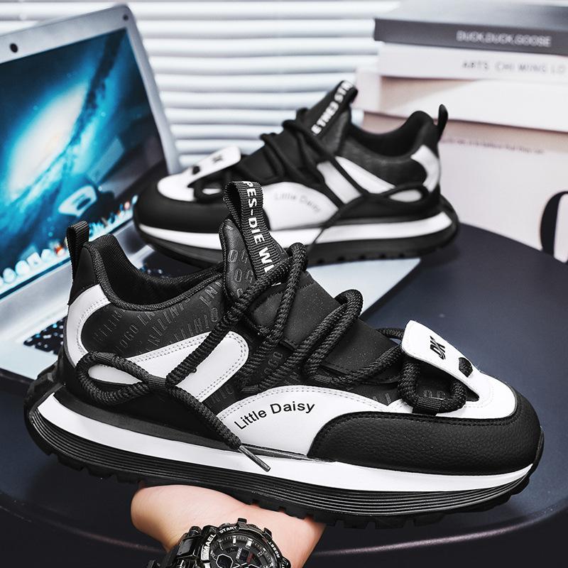 Putian men's shoes spring new high-end casual student versatile running sports shoes platform Forrest Gump dad trendy shoes