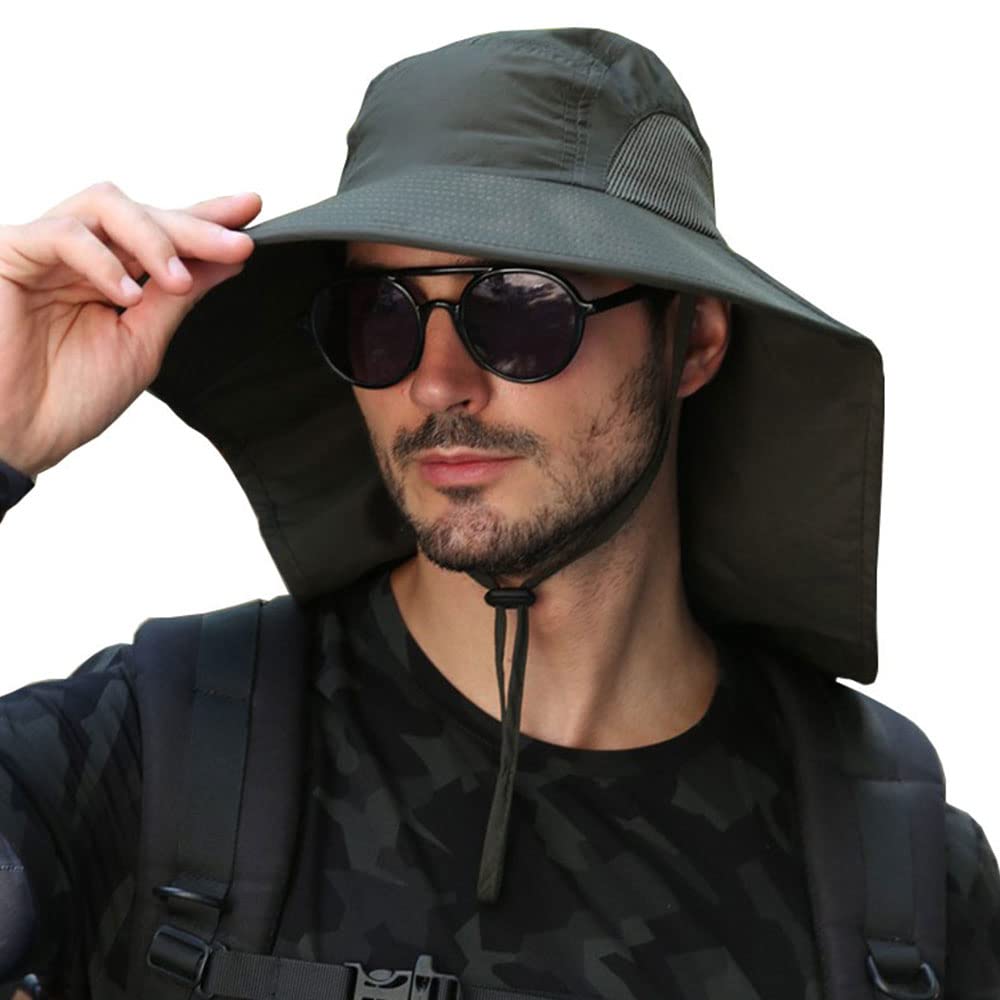 Gardening Sun Farm Work Sun Hat for Wide Sun UV Face and Neck Sun Hat Adjustable Mountain Gift [Croogo] Hat, Hat, Hat, Women, Brim, Protection,