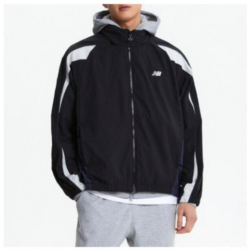 

New Balance Унисекс Куртка для разминки с цветными блоками Nbnaf21323 19 Black series/100