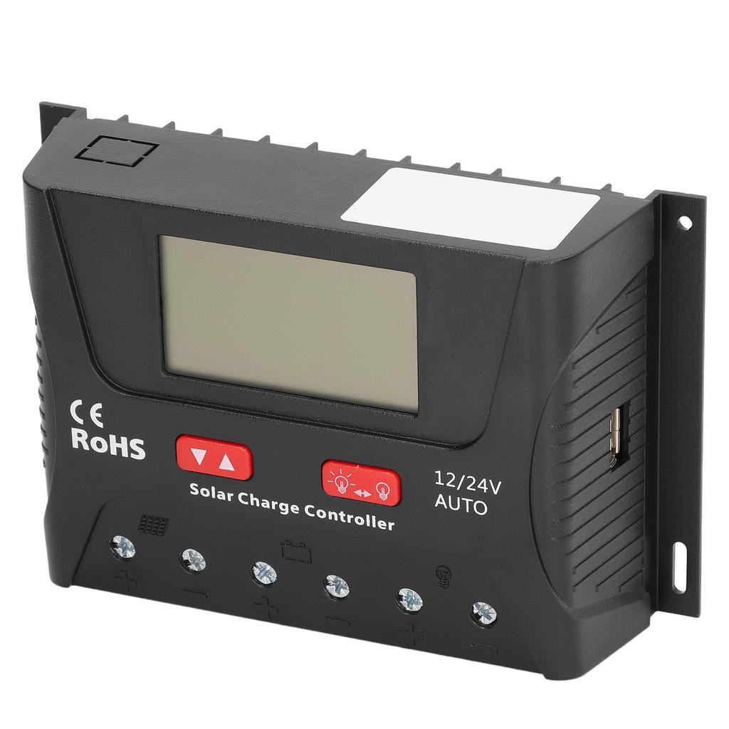 Buy Solar Charge Discharge Controller LCD Display 3 Stage PWM Solar ...