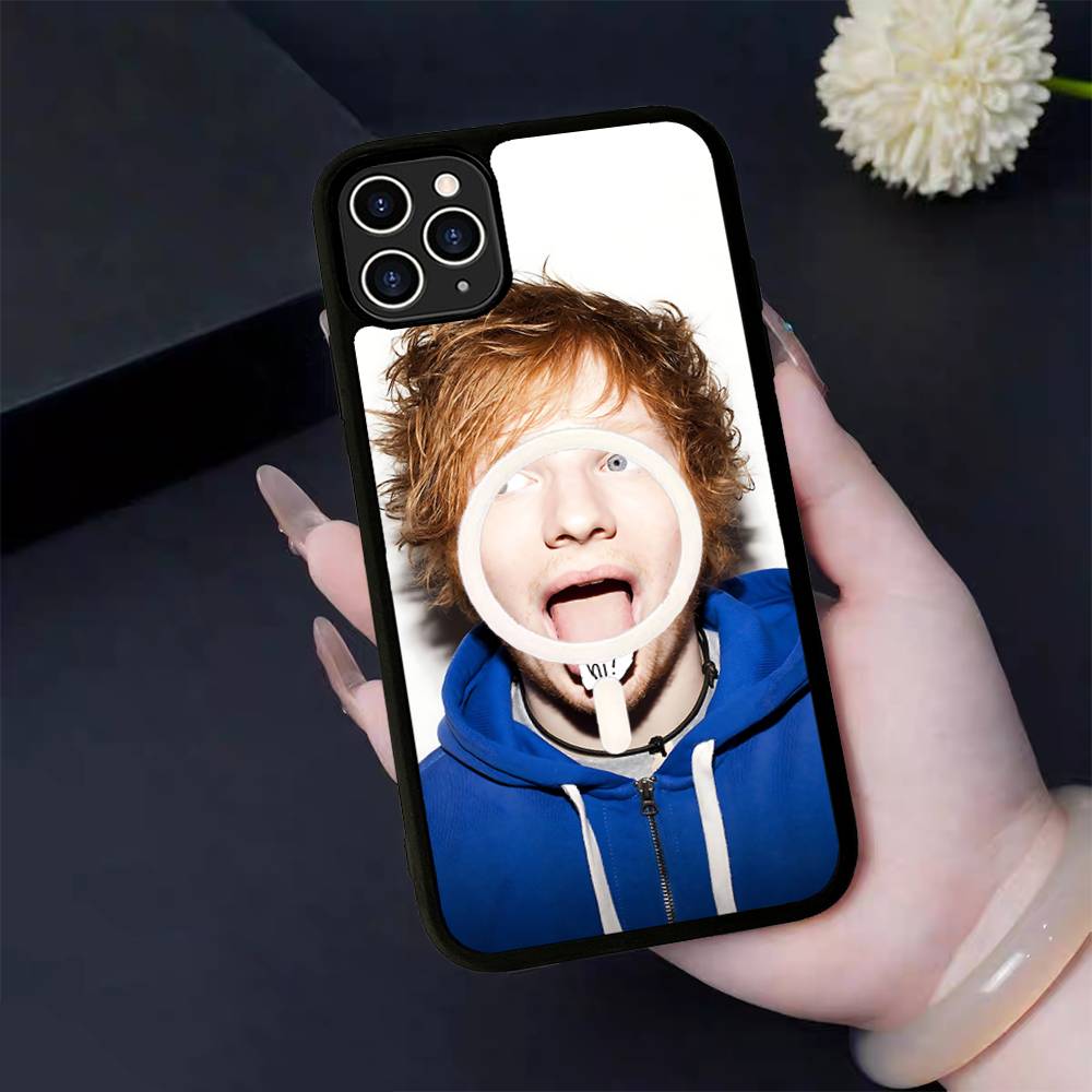 E-Ed Sheeran For Magsafe Magnetic Phone Case Wireless PC+TPU For IPhone 11 12 13 14 15 16 17 Pro Max Plus
