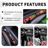 2PCS New Car Seat Gap Filler With 2 Storage Areas,Stylish Car Seat Gap Storage For Stabilizing Phone,Keys Wallet,Universal Car Seat Gap Filler