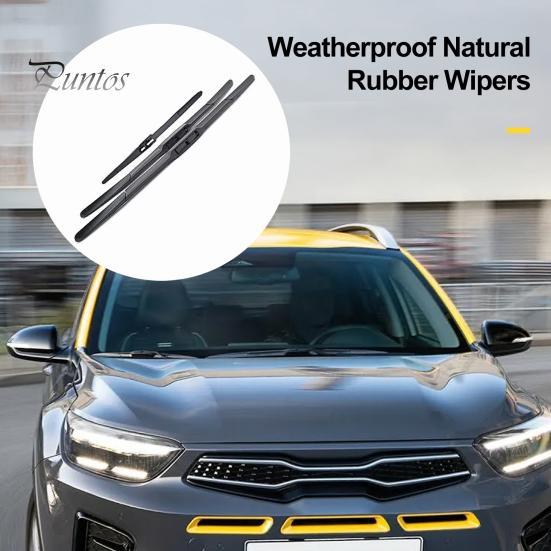 Front Rear Wiper Kit 3Pcs/Set Car Blades for Kia Stonic 2016-2023, All Streak Free Wipers Weather Performance Beam Blades, 26"+16"+11" Automotive