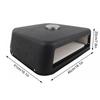 Pizza Oven Pizza Maker Grill Top Pizza Oven Waterproof Multifunctional Pizza Maker with Thermometer for Outdoor Picnic Black