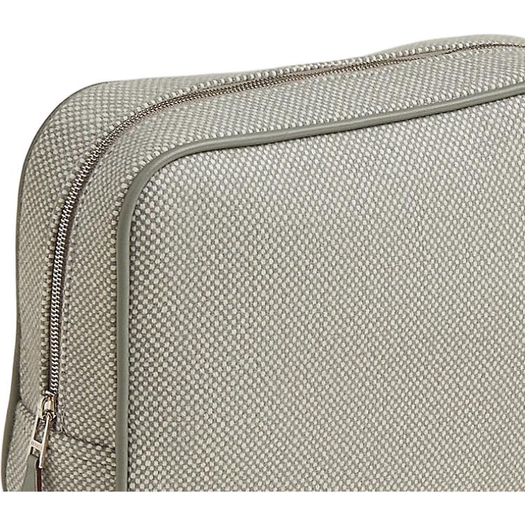 Hermès H Knight Chapitre 25 Boucle Argentée Sac de Rangement de Voyage en Laine Mérinos Grands Sacs Unisexes H103976MV05