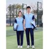Unisex Middle School Uniform: Long Sleeve Three-Piece Sports Set for Junior & High School Students, Ideal for Spring, Autumn, and Sports Events.