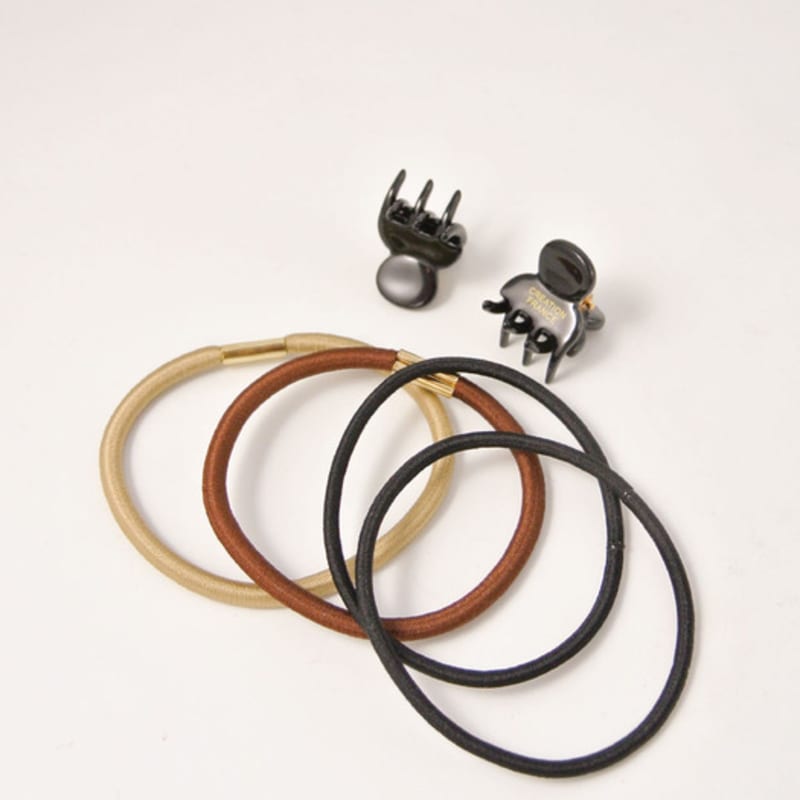 objet213 Black Clips & String Set (2 clips+4 string)