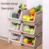 Chahua Stackable Plastic Corner Storage Rack