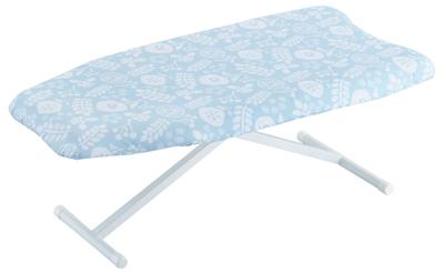 Yamazaki Jitsugyo Scandinavian Style Solution Press Blue Approx. W75XD36XH23cm Living Standard Floral Pattern 2 Levels Height Adjustment 3957
