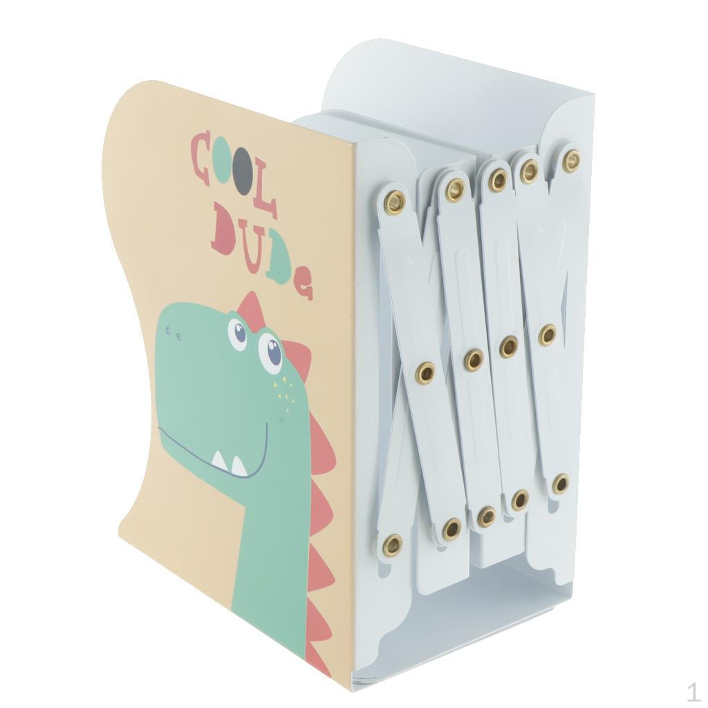 Cartoon Bookends Metal Iron Adjustable Books Holder Stand