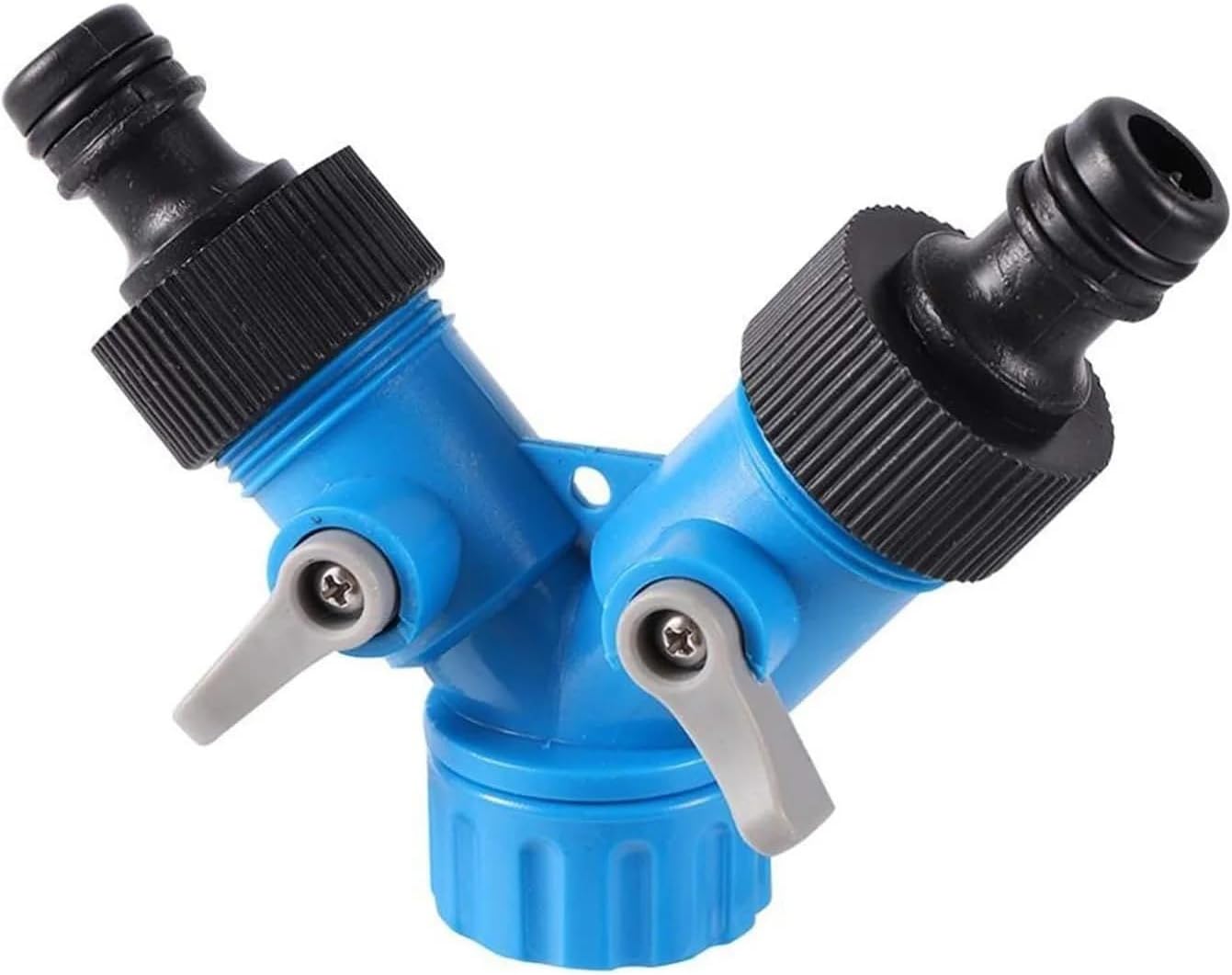 

Шунтовый клапан с внутренней резьбой Y-образный быстроразъемный соединитель Разветвитель воды для системы садового орошения Регулятор воды для мойки автомобиля синий