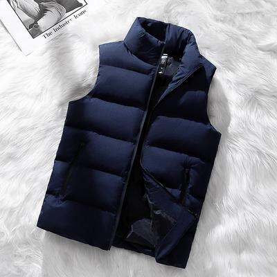 Vest Jacket Flow Vest Sleeveless Thickened Casual Vest Autumn and Winter Vest