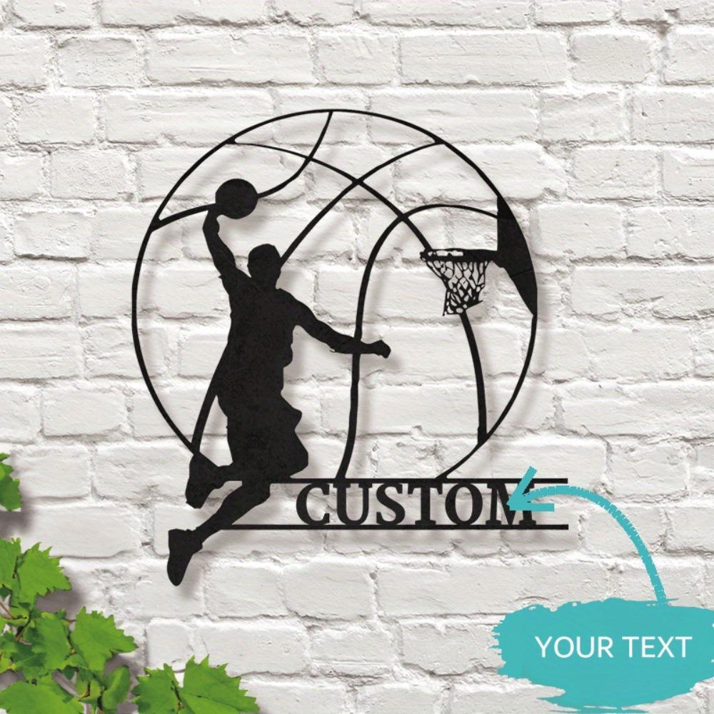 

Personalized Metal Wall Art Sports Fan Gift Handmade Home Decor Indoor Outdoor TYDZ002848-30cm