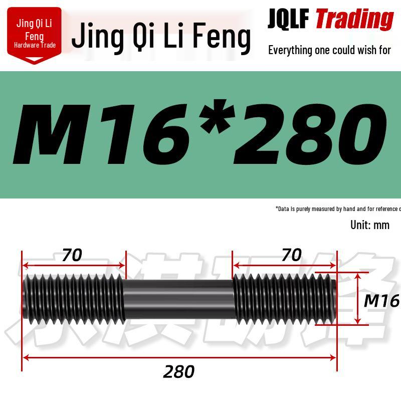 High-Strength Double-Ended Stud Bolt M12-M18 | Grade 8.8 Mold & Press Screw Rod