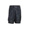 Originals Trefoil All-Over Print Button-Up Straight Shorts Men Bottoms Black HS7288