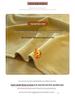 Double-Sided German Fleece Women's Plus Size Mid-Length Warm Long Sleeve T-Shirt