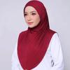 Einfarbiger Arabischer Damen-Kopftuch Verstellbarer Hijab Kopfwickel High-End Eid Al-Fitr Langer Turban Täglich