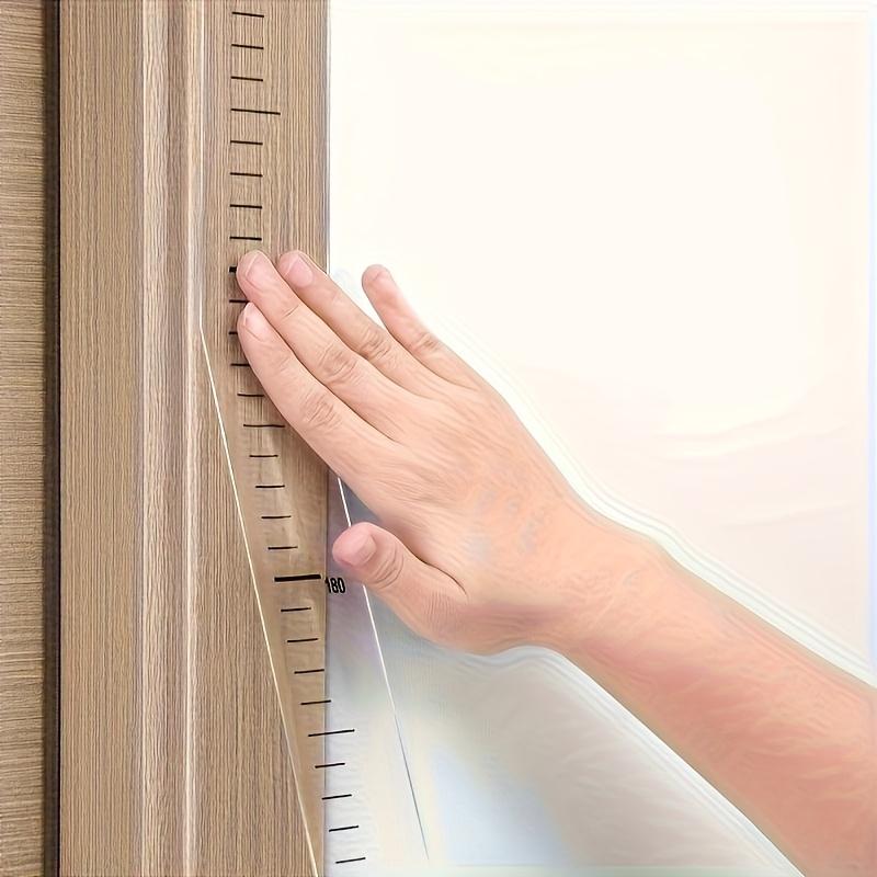 2m Wall Height Measurement Card - Easy-to-Read Durable PVC Material Writeable & Removable Ideal for Room Decor Wall Decorations