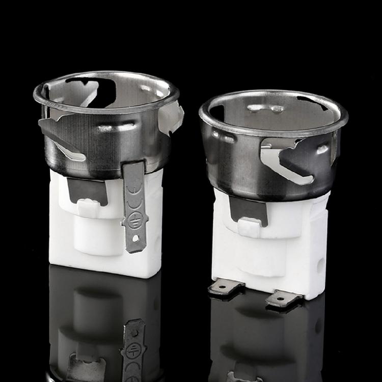 Microwave Lamp Stand Light Adapter Base 25W Round for Head/Flat for Head Tempere