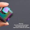 Square Decompression Spinning Top Dice Cube Anti-Anxiety Fingertip Toys Hand Fidget Spinner Vent Toys Flipo Flip For Children