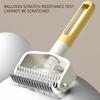 Pet Deshedding Brush With Massage Function Sprayer Dog Grooming Tool For Shedding Control And Coat Care