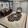 Ethnic Style Living Room Carpet Tea Table Carpet European and American Bedside Carpet