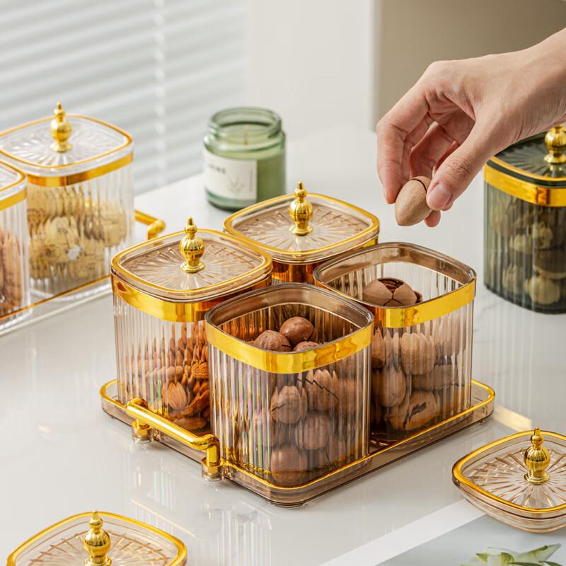 Transparent Square Snack Storage Box Set 1 Set