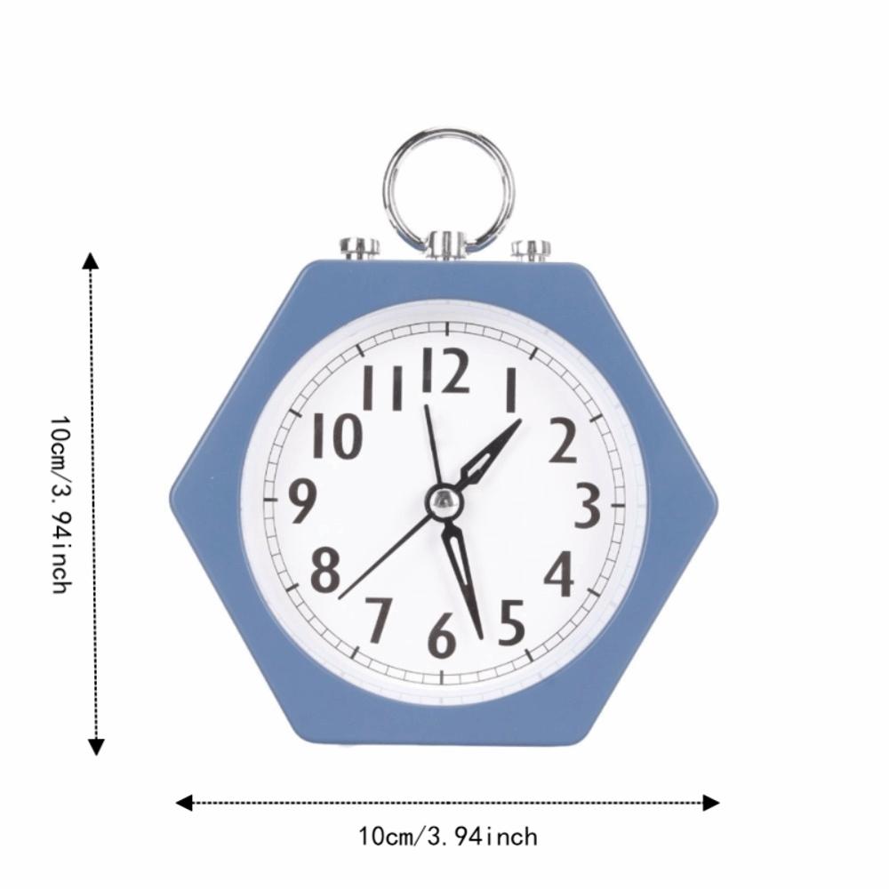 Battery Powered Silent Alarm Clock Clear Display Digital Alarm Clock For Student