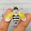 Luxus Vintage Damen Kristall Niedlich Emaille Biene Brosche Anstecknadeln Barock Perle Insekt Schmuck Brosche Für Dame Abzeichen Reversnadeln Geschenke