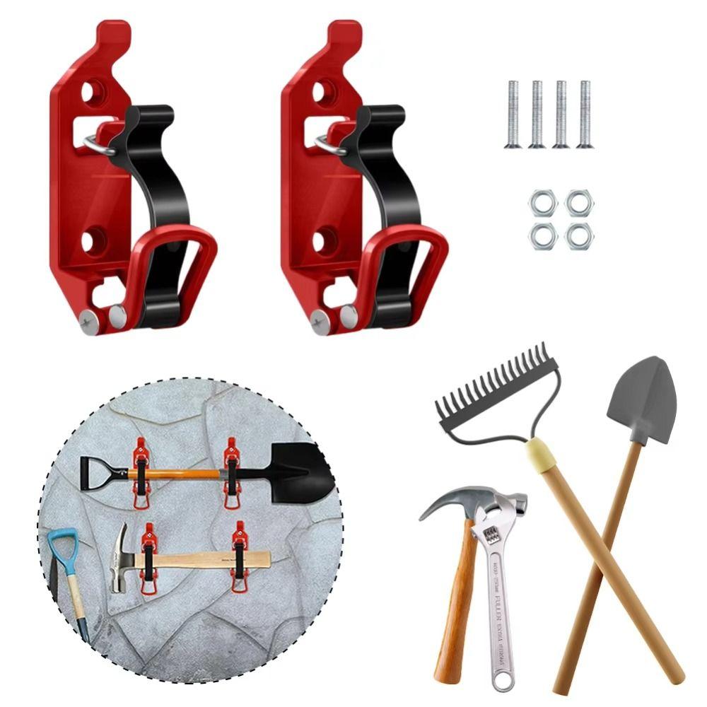 360 Degrees Mount Metal Clamp Buckle Tool Wall Mounting Roof Rack Accessories Kit Clamp Universal Fit Shovel Mounting Brackets