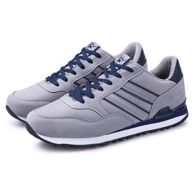 Pánské běžecké sportovní boty z PU kůže Retro ležérní tenisky Protiskluzové ploché boty na chůzi Cestovní řidičské boty